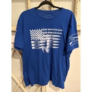 Grunt Style size XL men’s tee flag made of bullets
